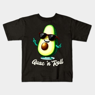 avocado wearing sunglasses funny Kids T-Shirt